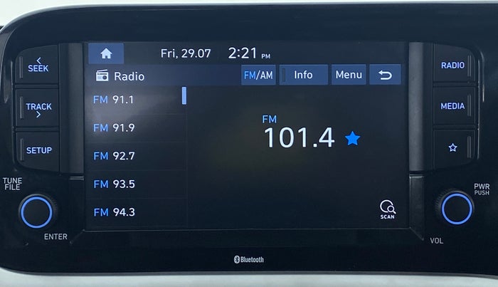 2021 Hyundai GRAND I10 NIOS SPORTZ 1.2 AT, Petrol, Automatic, 9,883 km, Infotainment System