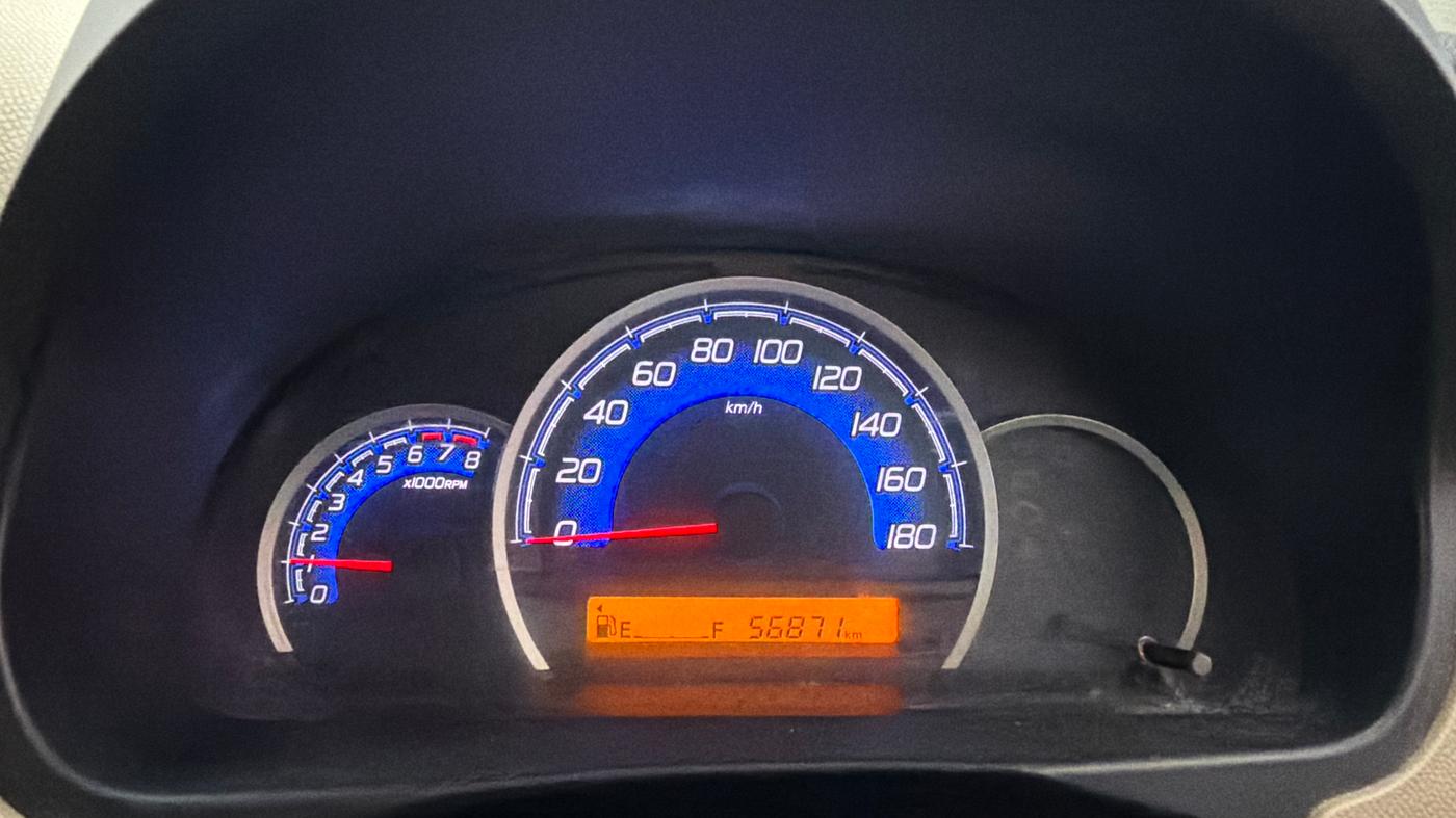 2017 Maruti Wagon R 1.0 VXI, Petrol, Manual, 56,857 km, Odometer Image