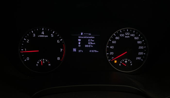 2022 KIA SELTOS HTK PLUS 1.5 IMT, Petrol, Manual, 41,675 km, Odometer Image