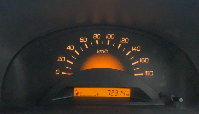 2011 Maruti Wagon R 1.0 LXI CNG, CNG, Manual, 72,438 km, Odometer Image