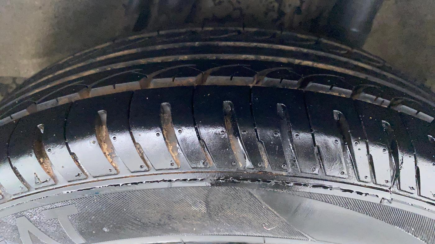 2009 Honda City S AT, Petrol, Automatic, 50,057 km, Left Rear Tyre Tread