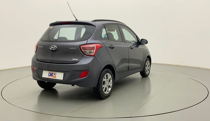 2016 Hyundai Grand i10 SPORTZ 1.2 KAPPA VTVT, Petrol, Manual, 70,554 km, Right Back Diagonal