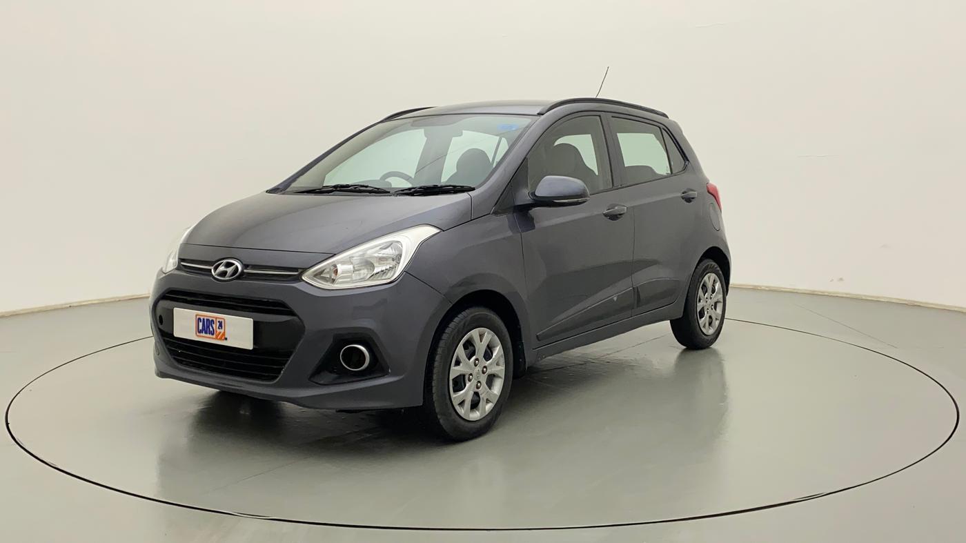 2016 Hyundai Grand i10 SPORTZ 1.2 KAPPA VTVT, Petrol, Manual, 70,554 km, Left Front Diagonal
