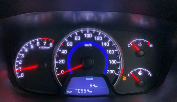 2016 Hyundai Grand i10 SPORTZ 1.2 KAPPA VTVT, Petrol, Manual, 70,554 km, Odometer Image