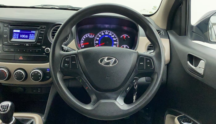 2016 Hyundai Grand i10 SPORTZ 1.2 KAPPA VTVT, Petrol, Manual, 70,554 km, Steering Wheel Close Up
