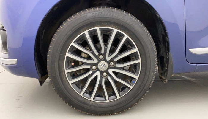 2019 Maruti Dzire ZXI PLUS AMT, Petrol, Automatic, 47,510 km, Left Front Wheel