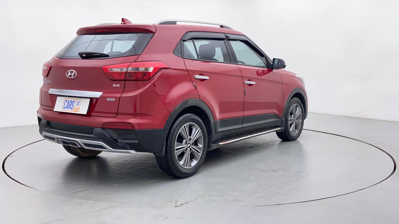 2018 Hyundai Creta 1.6 SX PLUS AUTO PETROL, Petrol, Automatic, 26,715 km, Right Back Diagonal (45- Degree) View