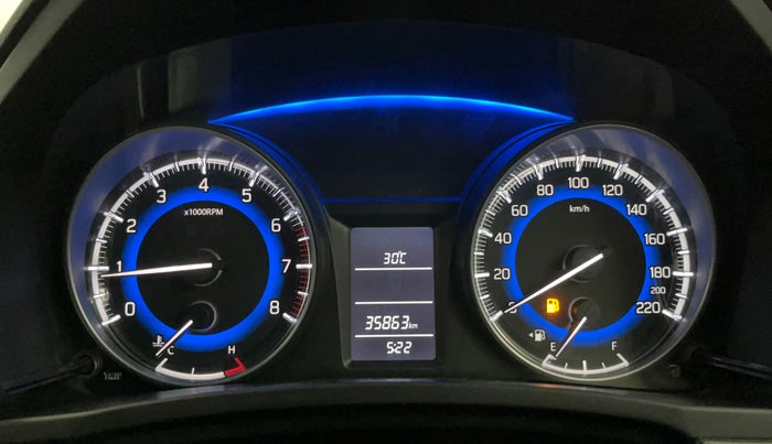 2018 Maruti Baleno DELTA PETROL 1.2, Petrol, Manual, 35,810 km, Odometer Image