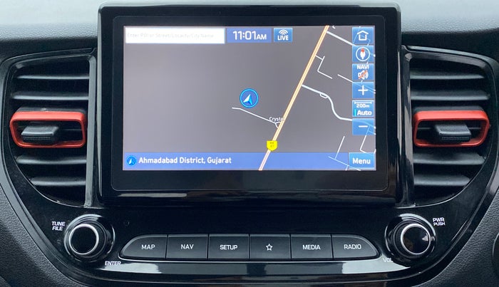 2020 Hyundai Verna SX (O) TURBO GDI AT, Petrol, Automatic, 32,205 km, Navigation System