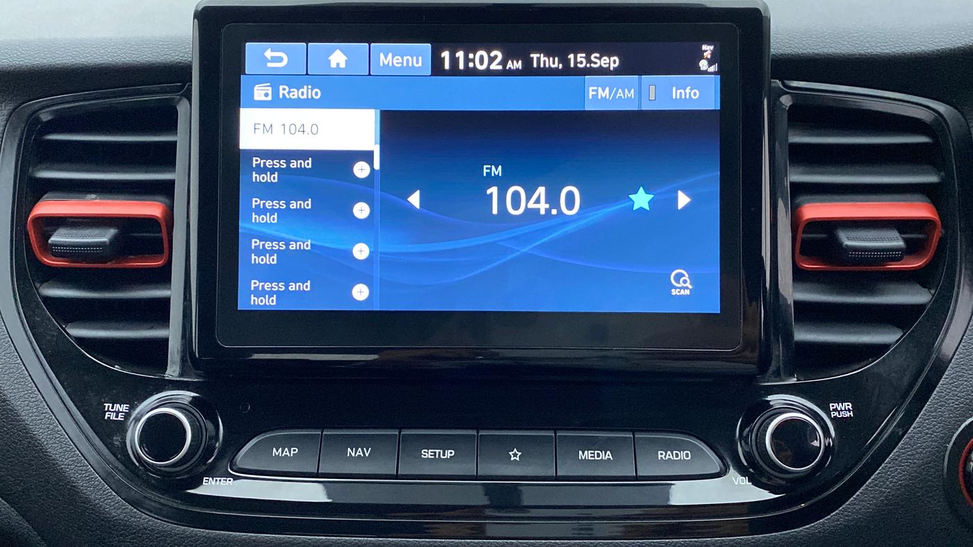 2020 Hyundai Verna SX (O) TURBO GDI AT, Petrol, Automatic, 32,205 km, Infotainment System