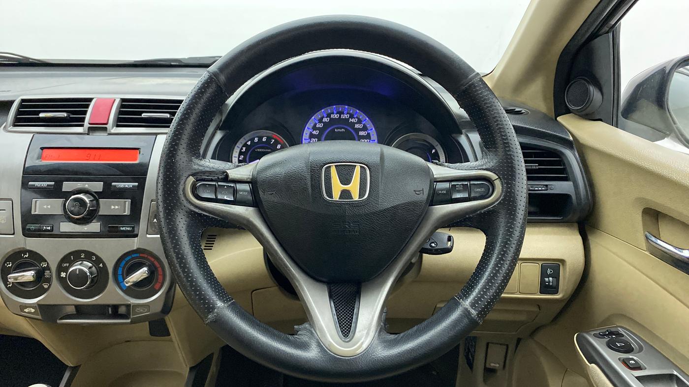 2012 Honda City 1.5L I-VTEC V MT, Petrol, Manual, 1,18,753 km, Steering Wheel Close Up