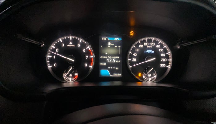 2022 Maruti BREZZA ZXI SMART HYBRID , Petrol, Manual, 77,810 km, Odometer Image