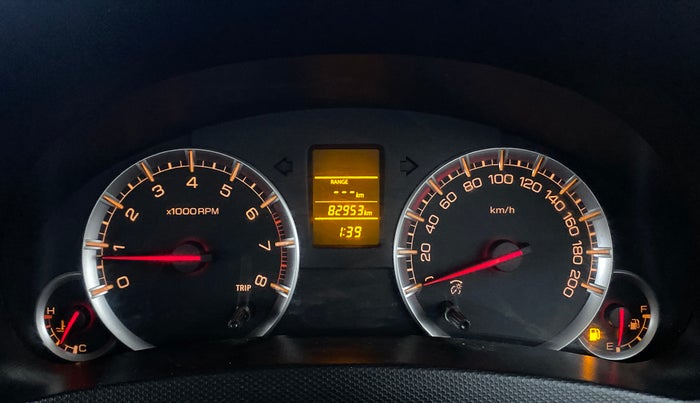 2013 Maruti Swift Dzire VXI, Petrol, Manual, 83,329 km, Odometer Image