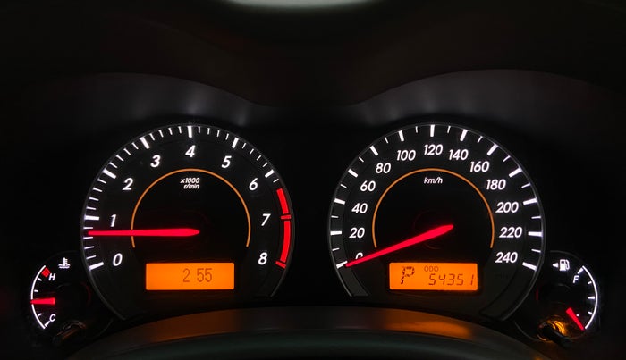 2009 Toyota Corolla Altis VL AT, Petrol, Automatic, 54,351 km, Odometer Image