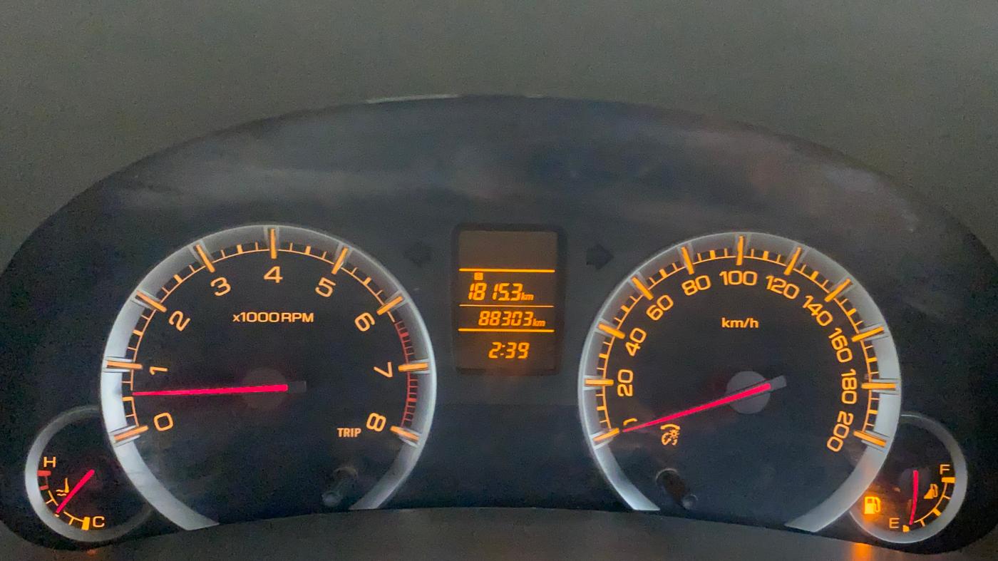 2014 Maruti Ertiga VXI, Petrol, Manual, 88,303 km, Odometer Image