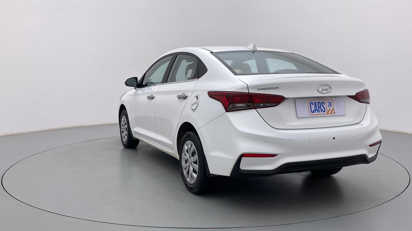 2019 Hyundai Verna 1.4 E PETROL, Petrol, Manual, 31,310 km, Left Back Diagonal
