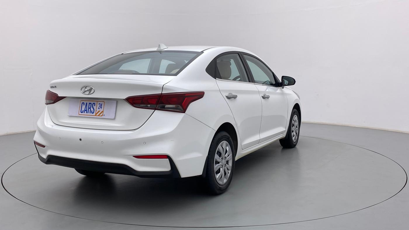 2019 Hyundai Verna 1.4 E PETROL, Petrol, Manual, 31,310 km, Right Back Diagonal