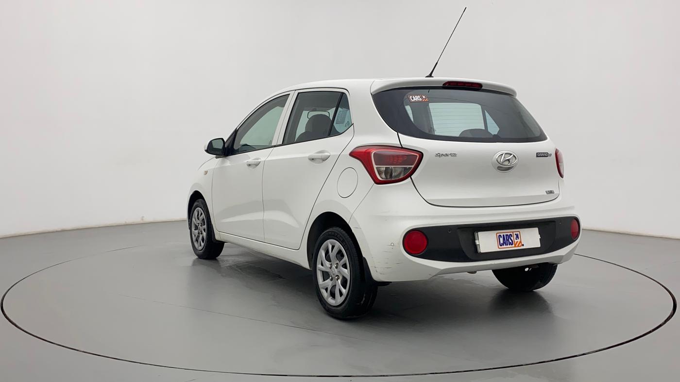 2017 Hyundai Grand i10 SPORTZ 1.2 KAPPA VTVT, Petrol, Manual, 41,236 km, Left Back Diagonal