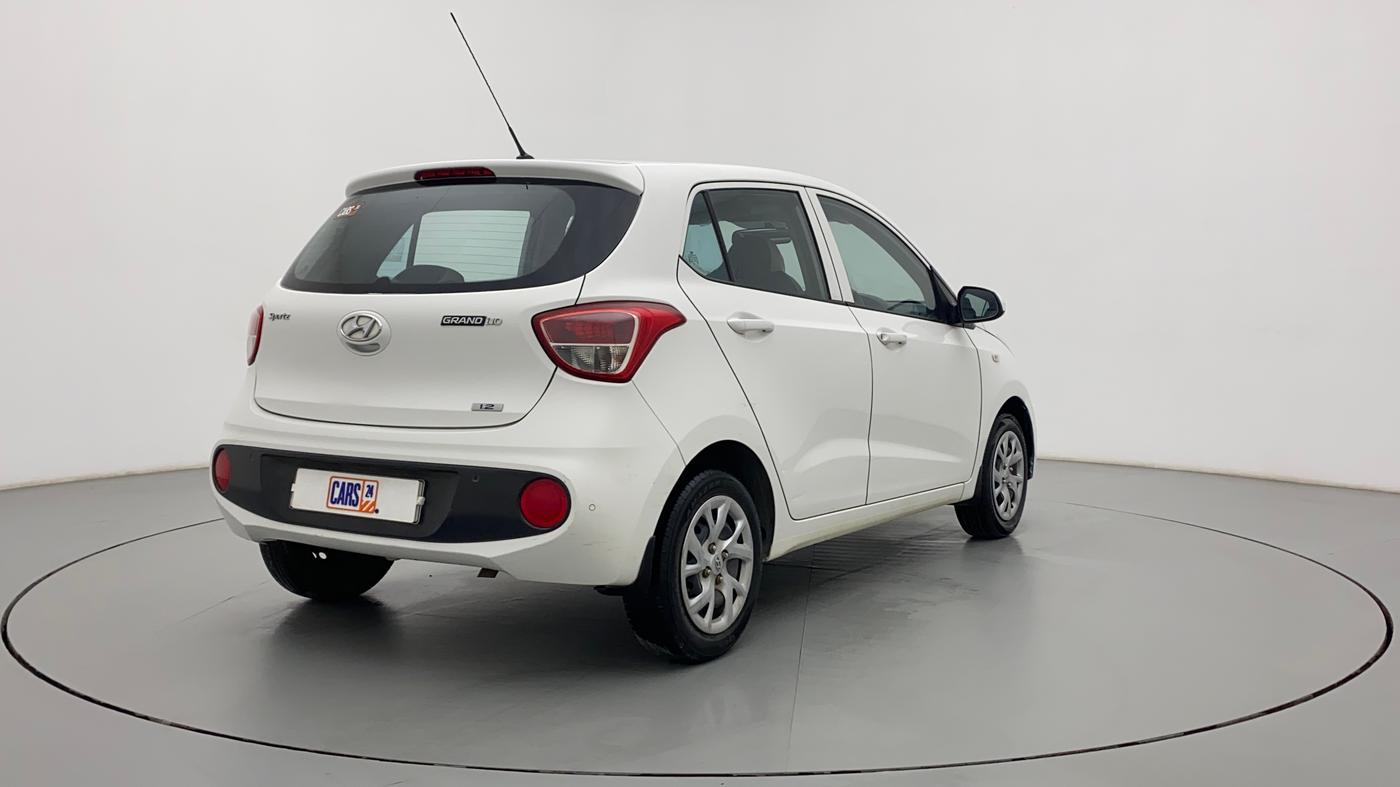 2017 Hyundai Grand i10 SPORTZ 1.2 KAPPA VTVT, Petrol, Manual, 41,236 km, Right Back Diagonal