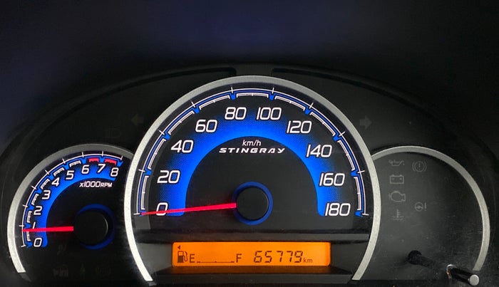 2014 Maruti Wagon R Stingray VXI, Petrol, Manual, 65,843 km, Odometer Image