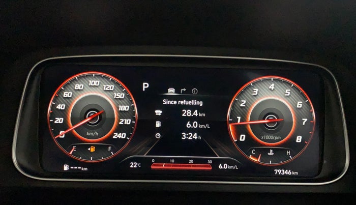 2021 Hyundai ALCAZAR PLATINUM (O) 6STR 2.0 AT, Petrol, Automatic, 79,345 km, Odometer Image