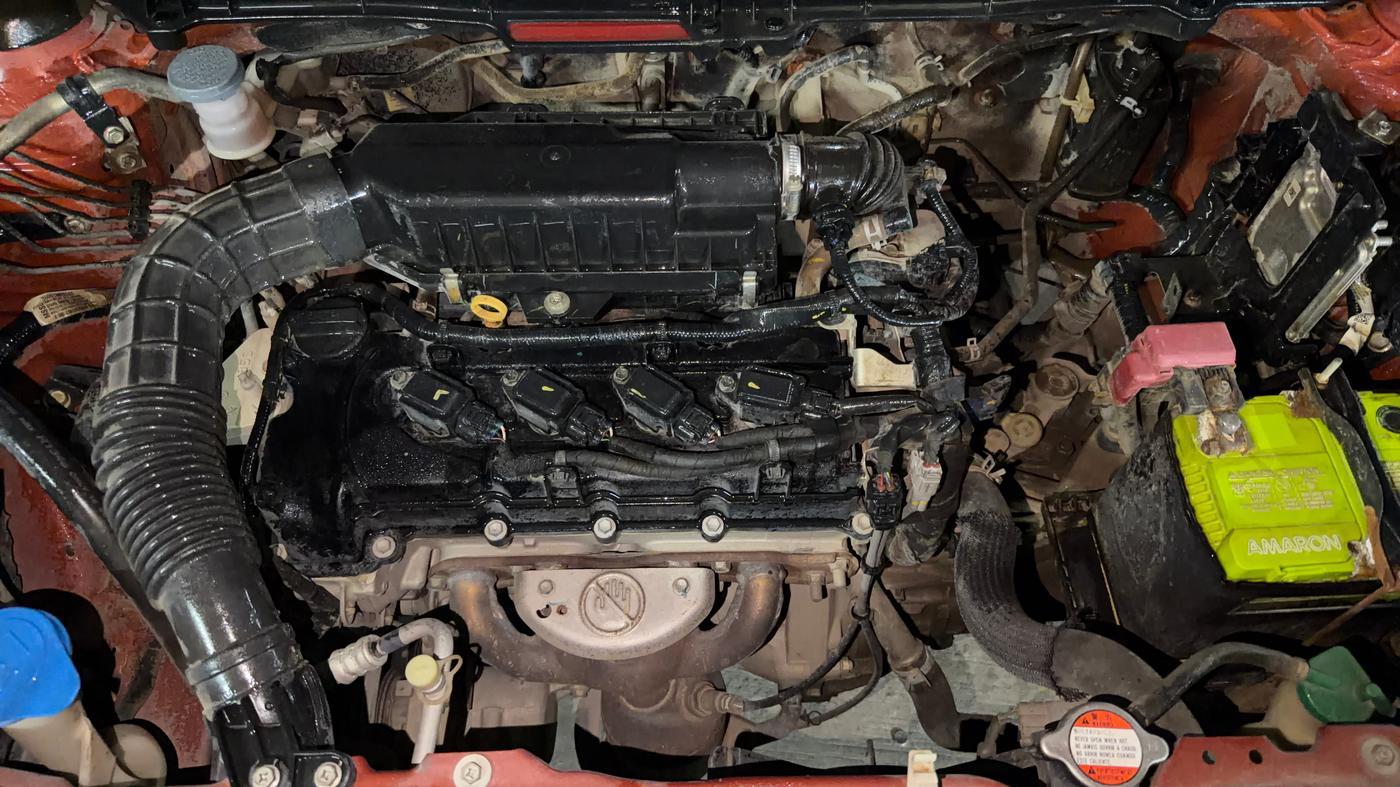 2020 Maruti Vitara Brezza ZXI PLUS DUAL TONE, Petrol, Manual, 93,621 km, Engine View