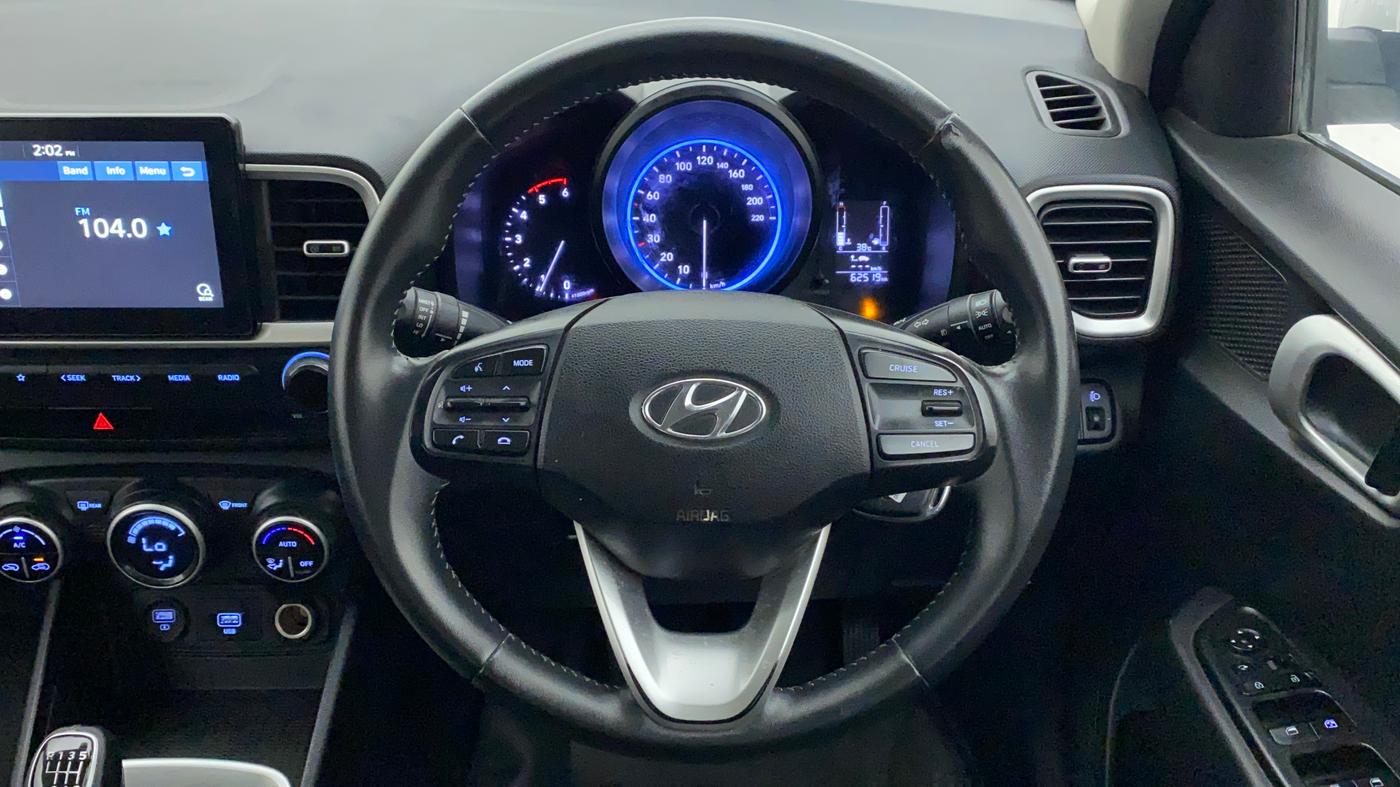 2019 Hyundai VENUE SX 1.4 CRDI, Diesel, Manual, 62,642 km, Steering Wheel Close Up