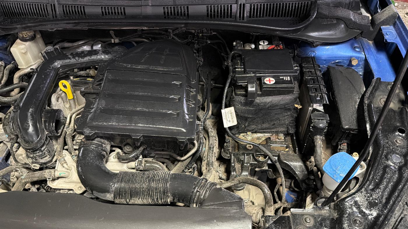 2022 Volkswagen VIRTUS HIGHLINE TSI 1.0 MT, Petrol, Manual, 37,119 km, Engine View - Left