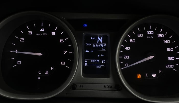 2017 Tata Tiago XZA PETROL, Petrol, Automatic, 66,985 km, Odometer Image