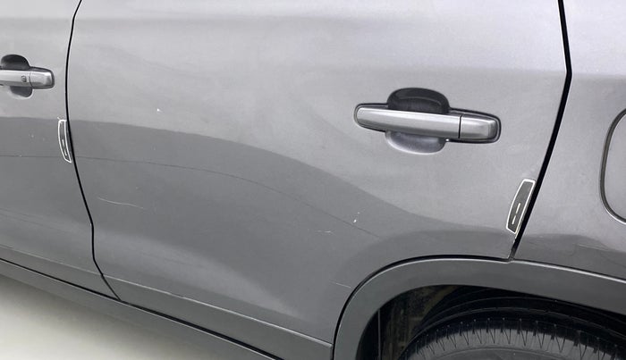 2020 Maruti Vitara Brezza ZXI PLUS AT SHVS, Petrol, Automatic, 46,773 km, Rear left door - Minor scratches
