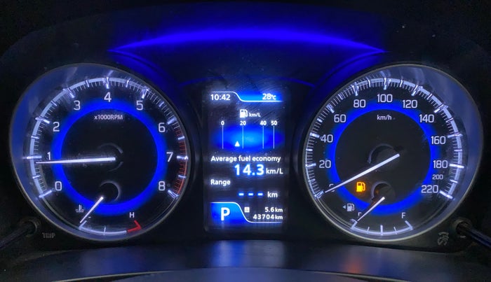 2021 Maruti Baleno ZETA CVT PETROL 1.2, Petrol, Automatic, 43,704 km, Odometer Image
