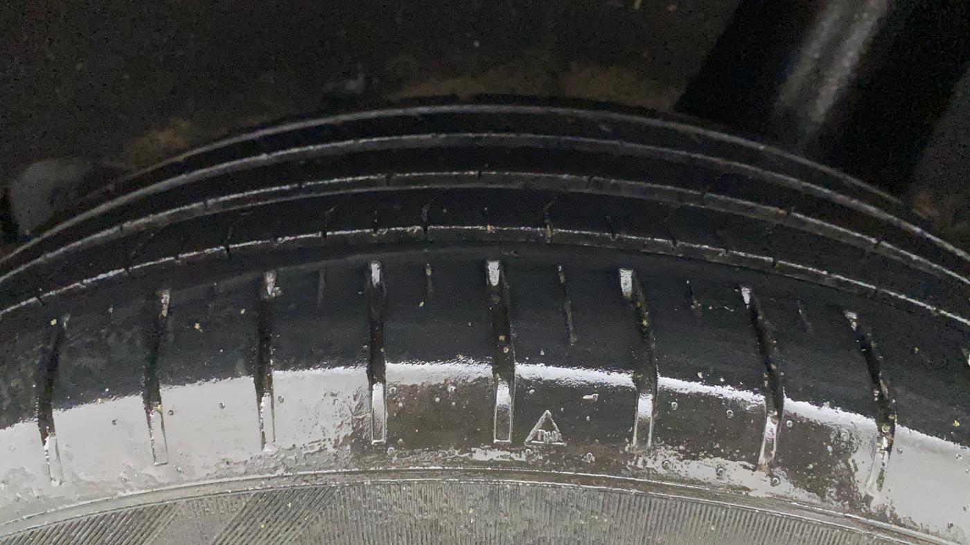 2021 Maruti Baleno ZETA CVT PETROL 1.2, Petrol, Automatic, 43,704 km, Left Rear Tyre Tread