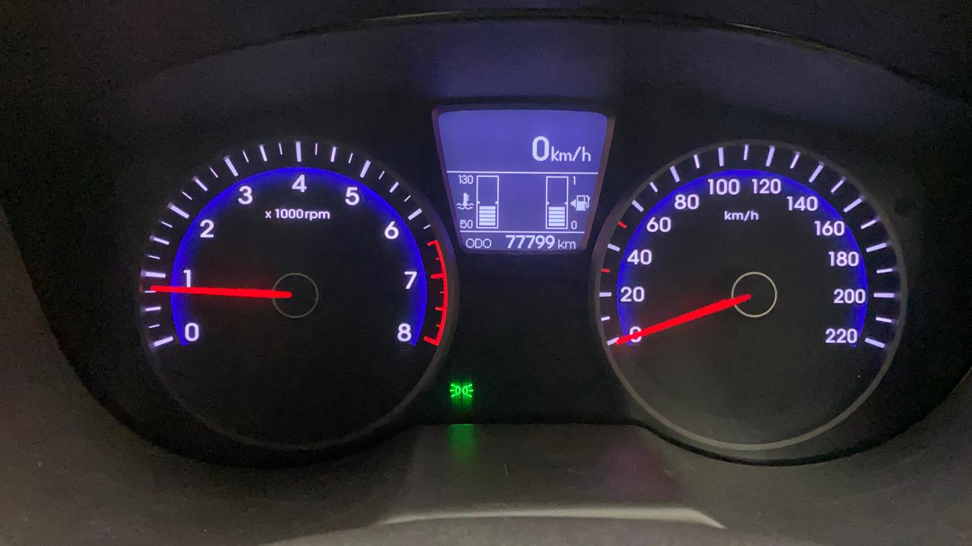 2014 Hyundai i20 ASTA 1.2, Petrol, Manual, 77,947 km, Odometer Image