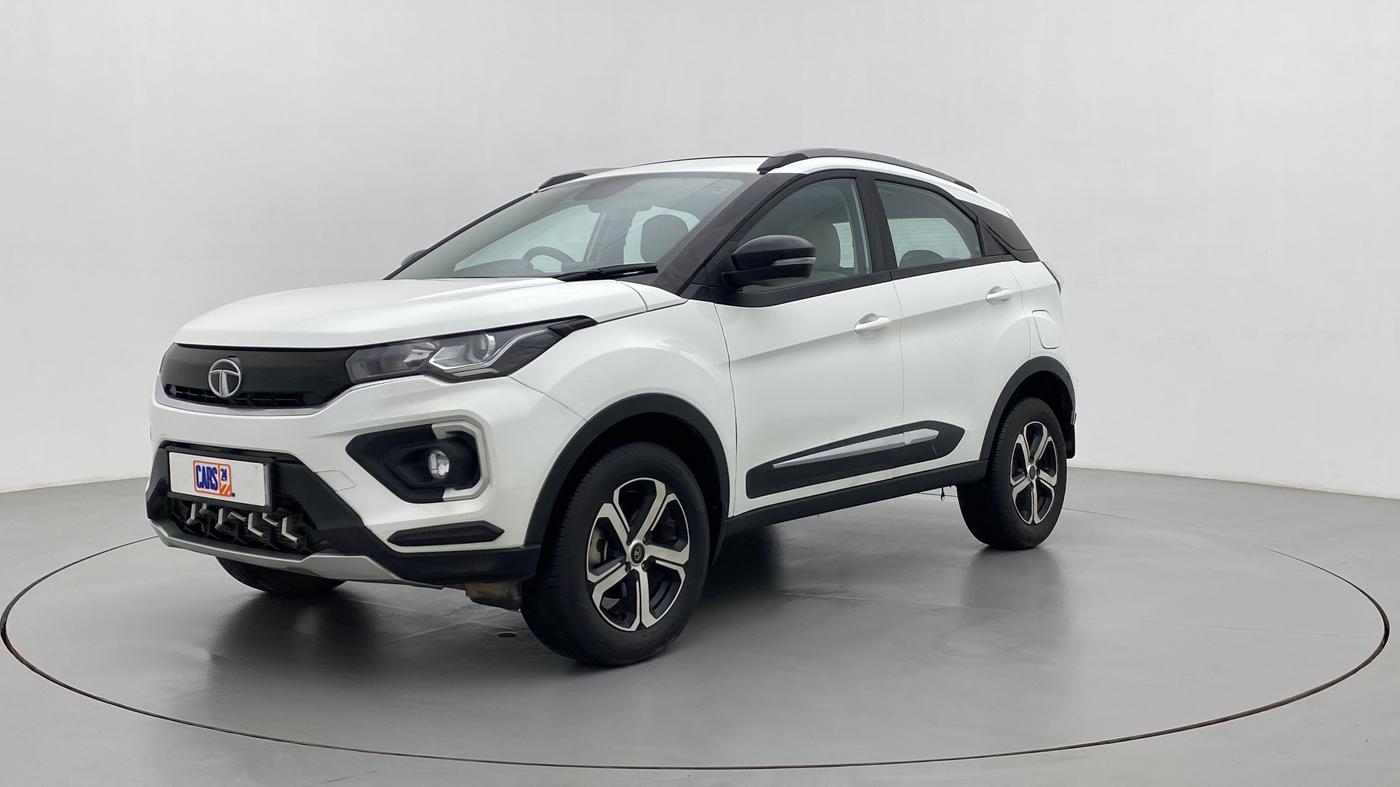 2022 Tata NEXON XZA PLUS (PREMIUM) DIESEL, Diesel, Automatic, 24,453 km, Left Front Diagonal