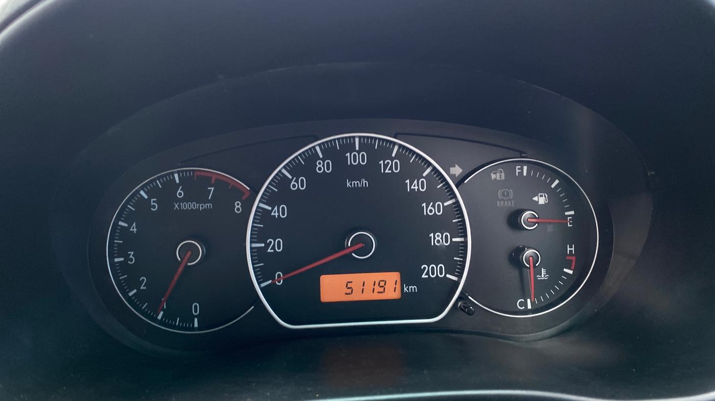 2013 Maruti SX4 VXI, Petrol, Manual, 51,187 km, Odometer Image