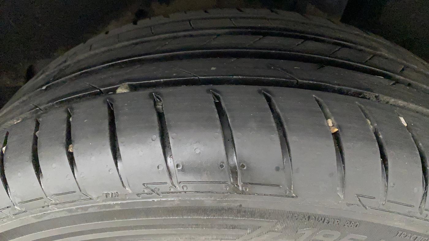 2019 Toyota Glanza G, Petrol, Manual, 62,547 km, Left Rear Tyre Tread