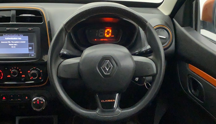 2018 Renault Kwid CLIMBER 1.0 AMT, Petrol, Automatic, 89,486 km, Steering Wheel Close Up