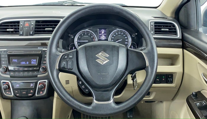 2018 Maruti Ciaz DELTA 1.4 VVT AMT, Petrol, Automatic, 27,737 km, Steering Wheel Close Up