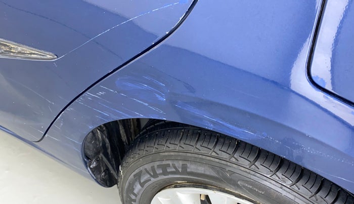 2018 Maruti Ciaz DELTA 1.4 VVT AMT, Petrol, Automatic, 27,737 km, Left quarter panel - Slightly dented