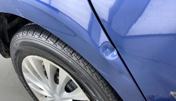 2018 Maruti Ciaz DELTA 1.4 VVT AMT, Petrol, Automatic, 27,737 km, Right quarter panel - Slightly dented