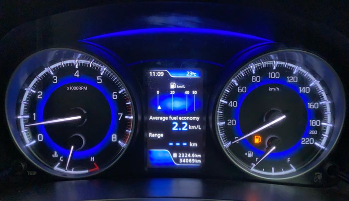 2017 Maruti Baleno ZETA PETROL 1.2, Petrol, Manual, 34,128 km, Odometer Image