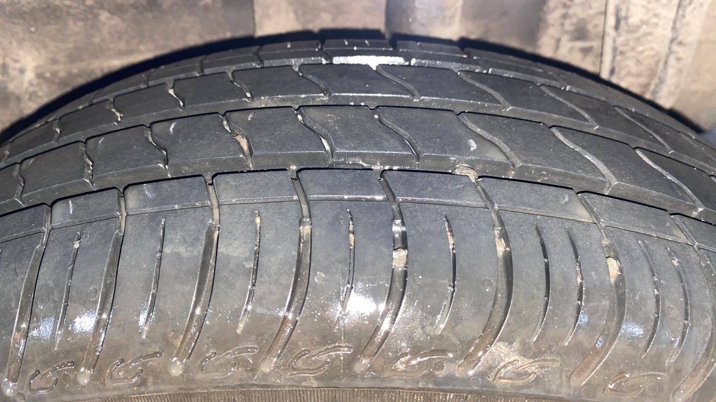 2023 Tata Tiago XT PETROL, Petrol, Manual, 5,974 km, Left Rear Tyre Tread