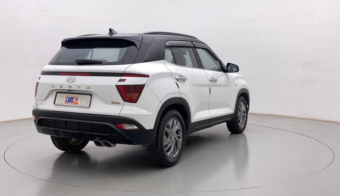 2020 Hyundai Creta SX (O) 1.4 TURBO DCT DUAL TONE, Petrol, Automatic, 71,601 km, Right Back Diagonal