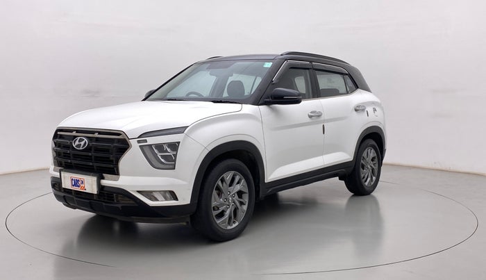 2020 Hyundai Creta SX (O) 1.4 TURBO DCT DUAL TONE, Petrol, Automatic, 71,601 km, Left Front Diagonal