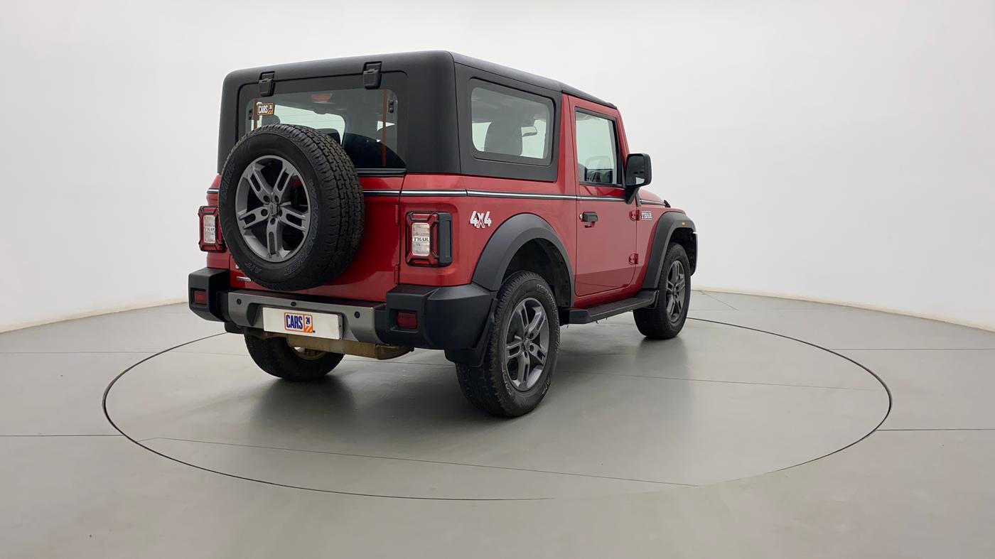 2021 Mahindra Thar LX PETROL HT 4WD AT, Petrol, Automatic, 32,506 km, Right Back Diagonal