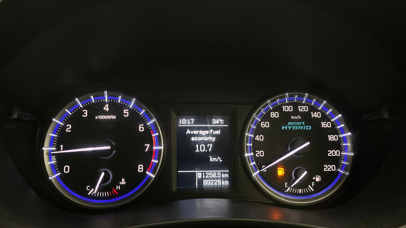 2020 Maruti S Cross DELTA 1.5, Petrol, Manual, 89,177 km, Odometer Image