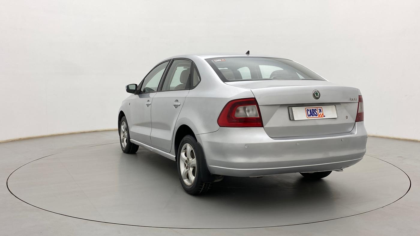 2013 Skoda Rapid ELEGANCE 1.6 MPI AT, Petrol, Automatic, 65,120 km, Left Back Diagonal