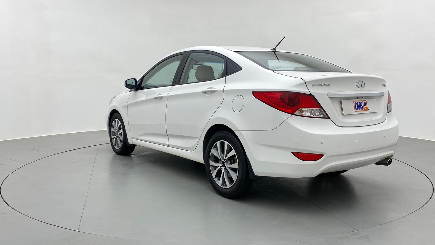 2014 Hyundai Verna FLUIDIC 1.6 SX CRDI, Diesel, Manual, 94,411 km, Left Back Diagonal