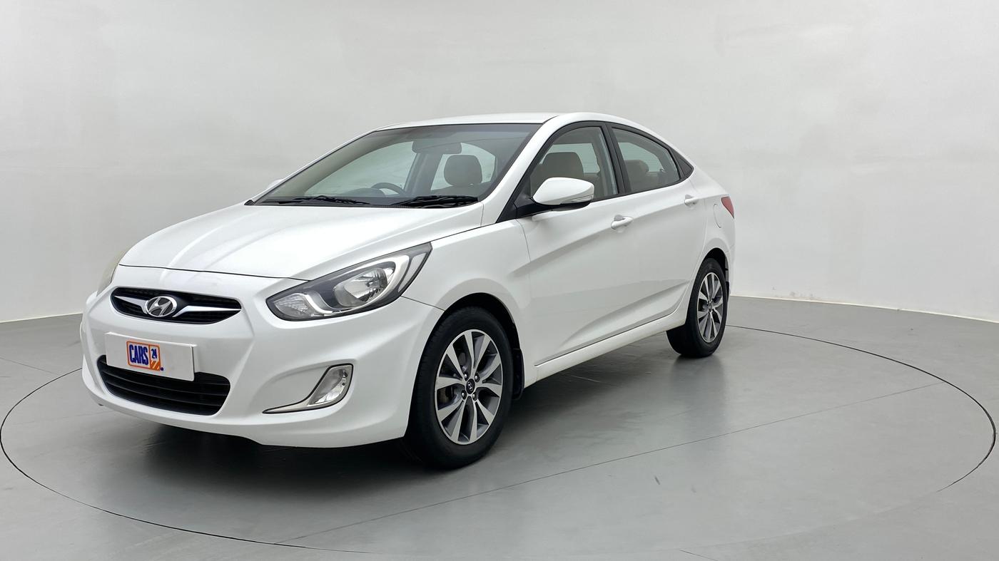 2014 Hyundai Verna FLUIDIC 1.6 SX CRDI, Diesel, Manual, 94,411 km, Left Front Diagonal