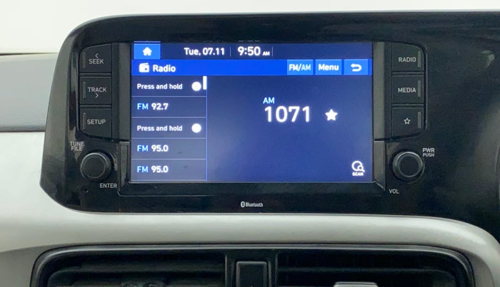 2020 Hyundai GRAND I10 NIOS SPORTZ 1.2 KAPPA VTVT CNG, CNG, Manual, 27,458 km, Infotainment System